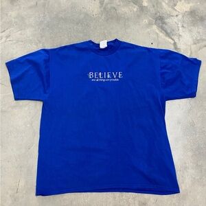 Jerzees believe tee